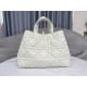 DIOR TOUJOURS BAG LARGE Macrocannage Calfskin Latte High