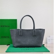 BV Cabat Medium Tote Intreccio leather High