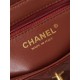 Chanel MINI SHOPPING BAG AS4416 Shiny Aged Calfskin & Gold-Tone Metal Brown High