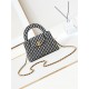 Chanel MINI SHOPPING BAG AS4416 Tweed & Gold-Tone Metal High