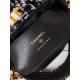 Chanel CLUTCH WITH CHAIN AP3435 Cotton Tweed & Gold-Tone Metal Black High