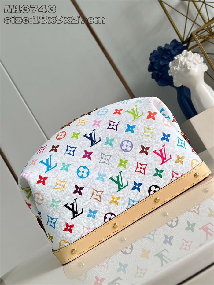 Louis Vuitton COSMETIC POUCH GM x Murakami M13743 White High