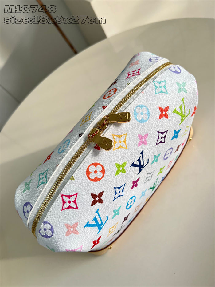 Louis Vuitton COSMETIC POUCH GM x Murakami M13743 White High