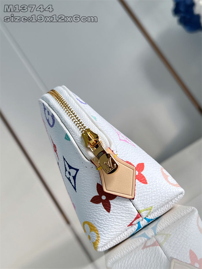 Louis Vuitton COSMETIC POUCH PM x Murakami M13744 White High