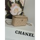 Chanel VANITY WITH CHAIN AP2199 Lambskin Gold-Tone Metal High