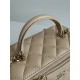 Chanel VANITY WITH CHAIN AP2199 Lambskin Gold-Tone Metal High