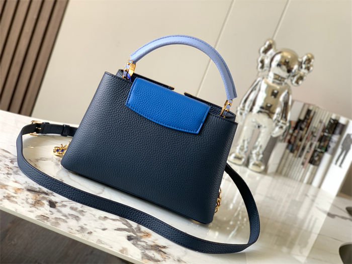 Louis Vuitton Capucines BB Bag Taurillon Leather M20844 Blue High