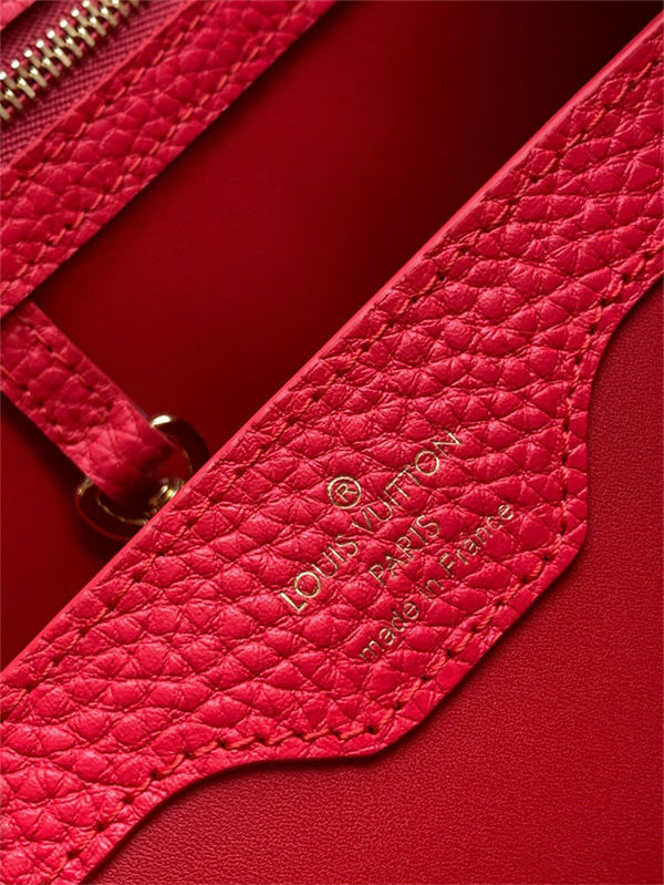 Louis Vuitton Capucines BB Bag Taurillon Leather M20844 Red High