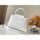 Louis Vuitton Capucines MM Bag Taurillon Leather M20708 White High