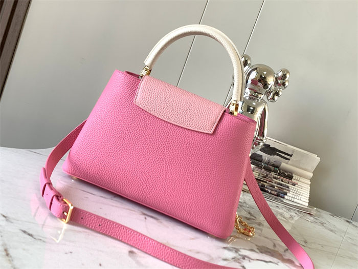 Louis Vuitton Capucines MM Bag Taurillon Leather M20708 Pink High