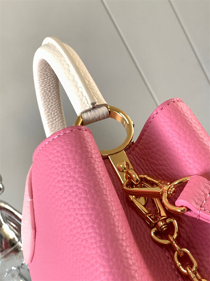 Louis Vuitton Capucines MM Bag Taurillon Leather M20708 Pink High