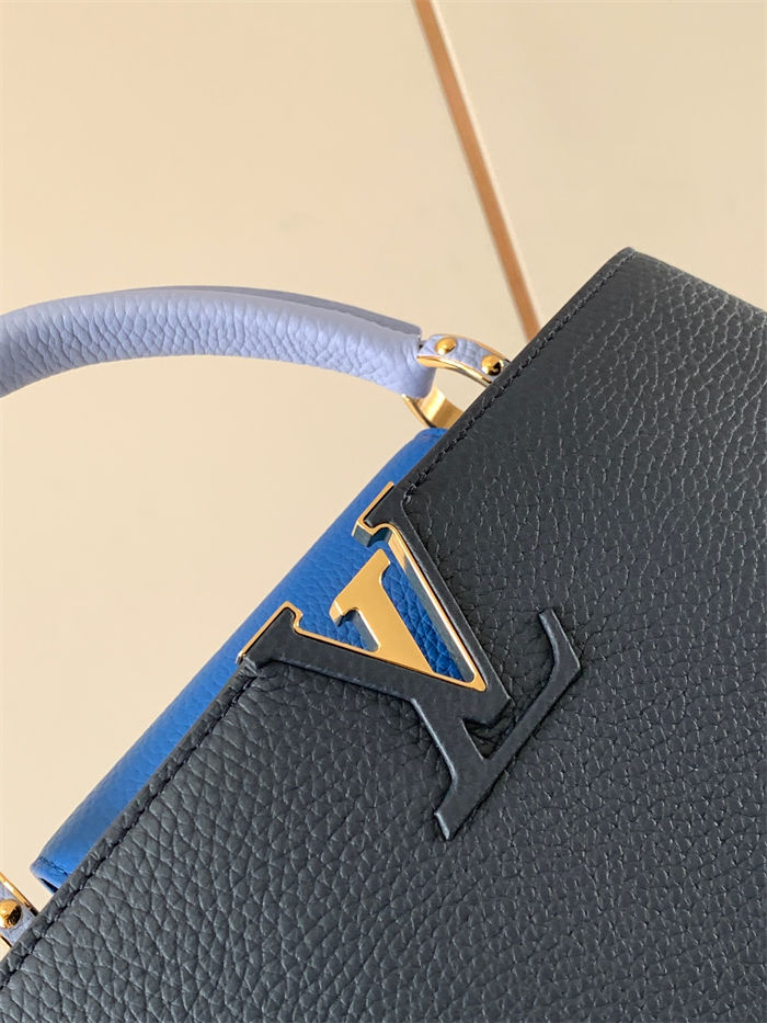 Louis Vuitton Capucines MM Bag Taurillon Leather M20708 Blue High