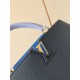 Louis Vuitton Capucines MM Bag Taurillon Leather M20708 Blue High