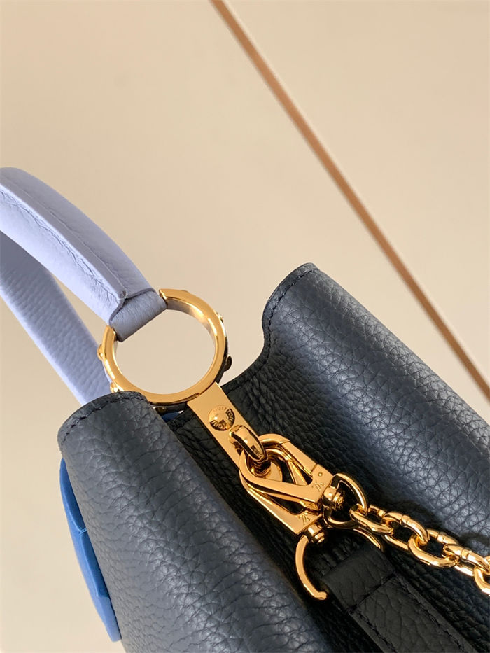 Louis Vuitton Capucines MM Bag Taurillon Leather M20708 Blue High