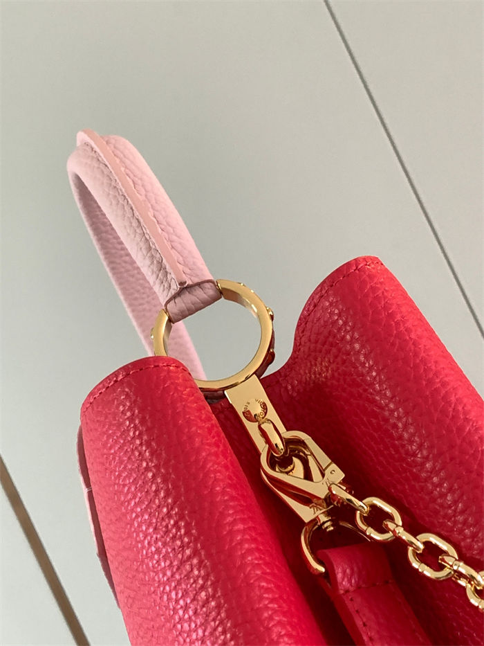 Louis Vuitton Capucines MM Bag Taurillon Leather M20708 Red High