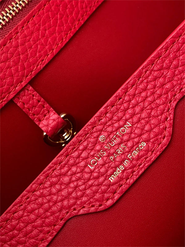 Louis Vuitton Capucines MM Bag Taurillon Leather M20708 Red High