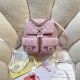 Chanel BACKPACK AS3860 Grained Shiny Calfskin & Gold-Tone Metal Pink-Light A