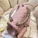 Chanel BACKPACK AS3860 Grained Shiny Calfskin & Gold-Tone Metal Pink-Light A