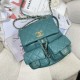 Chanel BACKPACK AS3860 Grained Shiny Calfskin & Gold-Tone Metal Olive A