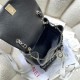 Chanel BACKPACK AS3860 Grained Shiny Calfskin & Gold-Tone Metal Black A