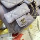 Chanel SMALL BACKPACK AS3787 Grained Shiny Calfskin & Gold-Tone Metal Purple A