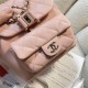 Chanel Duma Backpack 2908 Calfskin Gold-Tone Metal Pink A