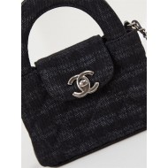 Chanel CLUTCH WITH CHAIN AP3435 Printed Denim High