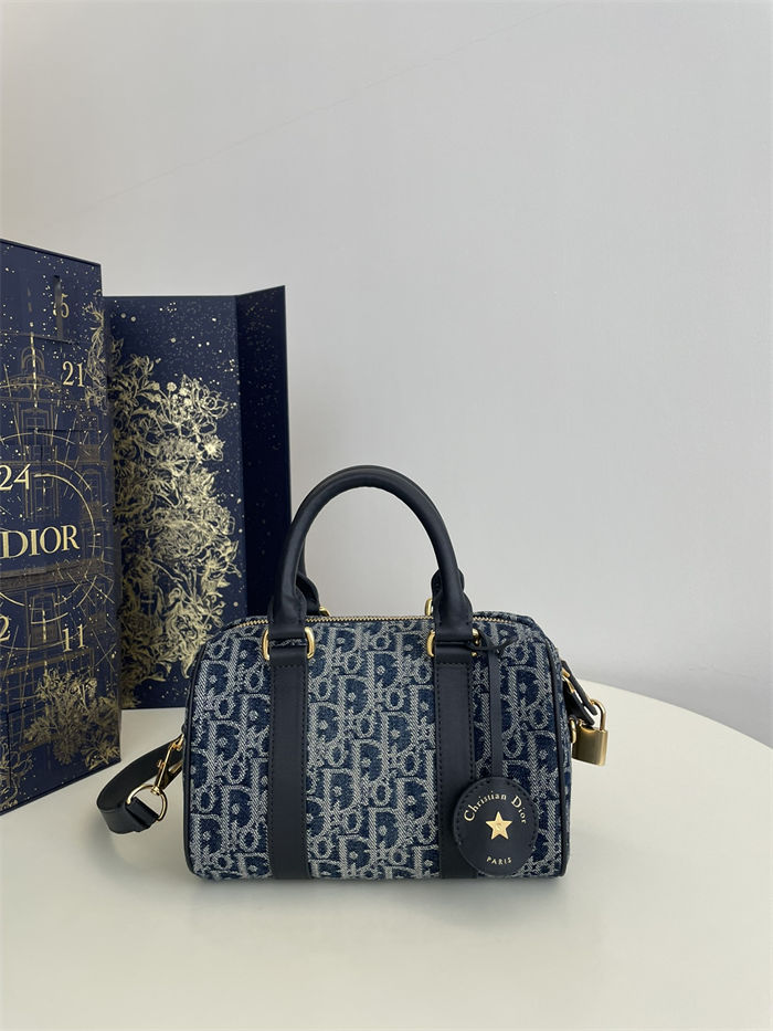 Dior Groove 20 Bag Dior Oblique Jacquard Denim High