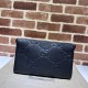 Gucci JUMBO GG POUCH 739490 Black High