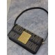 MISS DIOR FLAP BAG Miss Dior Allover Calfskin with Gold-Finish Studs High