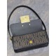 MISS DIOR FLAP BAG Miss Dior Allover Calfskin with Gold-Finish Studs High