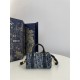 Dior Groove 16 Mini Bag Dior Oblique Jacquard Denim High