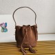 Prada Suede bucket bag 1BE079 High