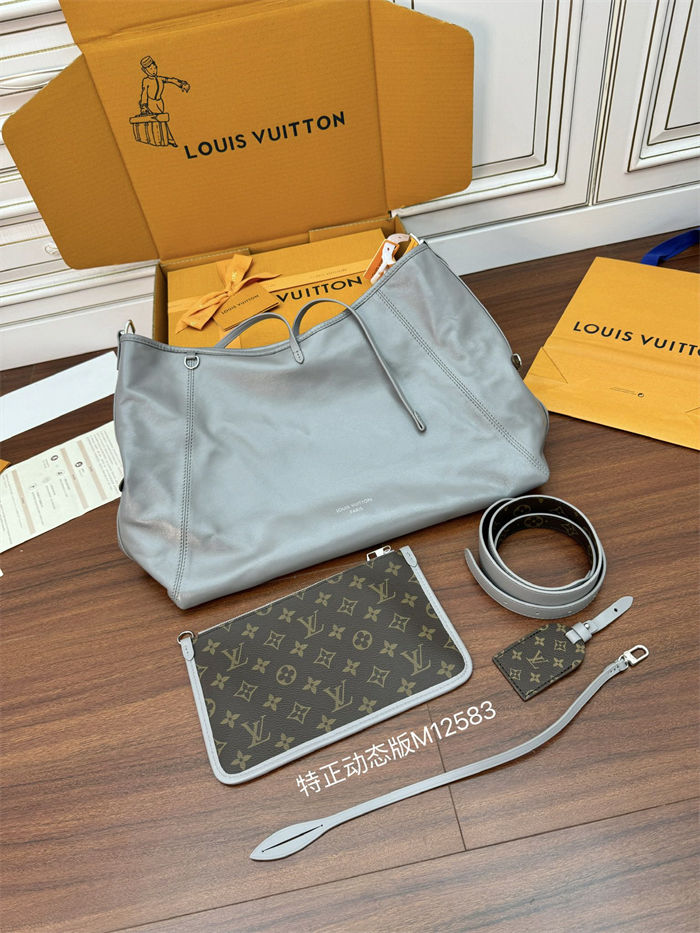 Louis Vuitton CarryAll Dark MM Lambskin M12583 Top