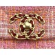 Large Chanel 19 Flap Bag Tweed Gold-Tone Pink-Orange High