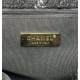 Chanel 19 Flap Bag Tweed Gold-Tone Black-Grey High