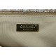 Chanel 19 Flap Bag Tweed Gold-Tone Beige High