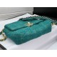 Chanel 19 Flap Bag Tweed Gold-Tone Green High