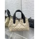 DIOR TOUJOURS BAG SMALL Macrocannage Calfskin Rope Beige High