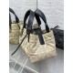 DIOR TOUJOURS BAG SMALL Macrocannage Calfskin Rope Beige High