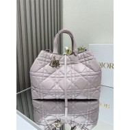 DIOR TOUJOURS BAG MEDIUM Macrocannage Calfskin Pink High