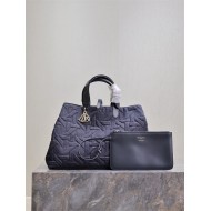 DIOR TOUJOURS BAG LARGE Graphic Cannage Denim Blue High