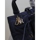 DIOR TOUJOURS BAG SMALL Graphic Cannage Denim Blue High