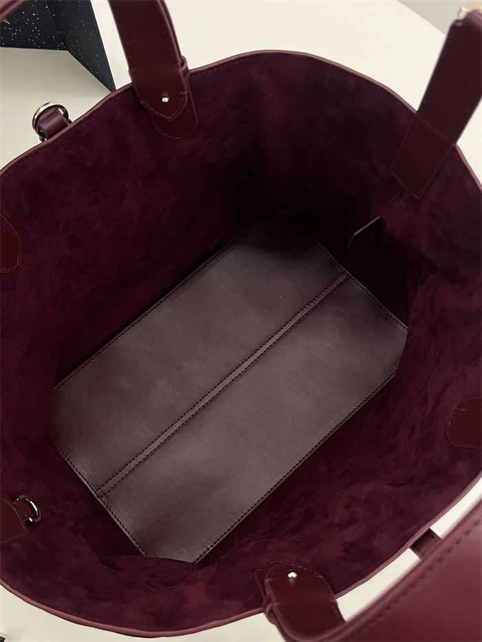 DIOR TOUJOURS BAG MEDIUM Macrocannage Calfskin Burgundy High