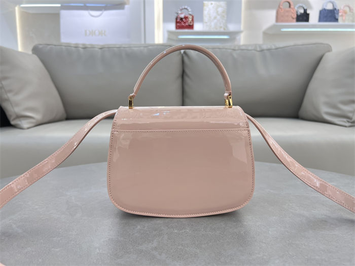 30 Montaigne Avenue Top Handle Bag Medium Calfskin Pink High