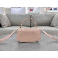 30 Montaigne Avenue Top Handle Bag Small Calfskin Pink High