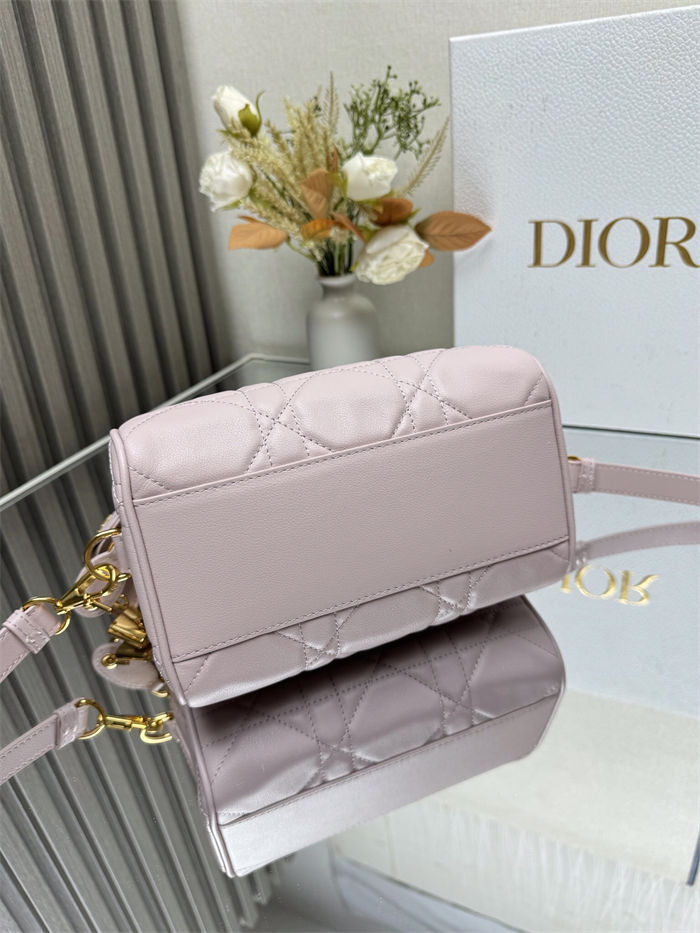 Dior Groove 20 Bag Macrocannage Calfskin Pink High