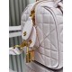 Dior Groove 20 Bag Macrocannage Calfskin Pink High