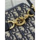 C'est Dior Bag Medium Dior Oblique Jacquard Blue High