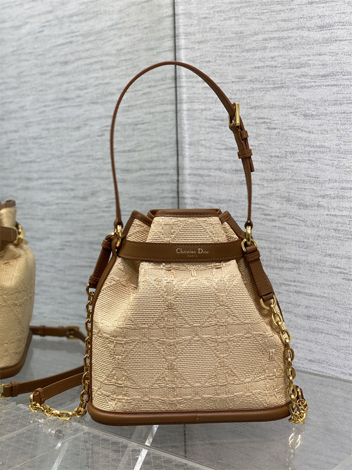 C'est Dior Bag Medium Raffia High